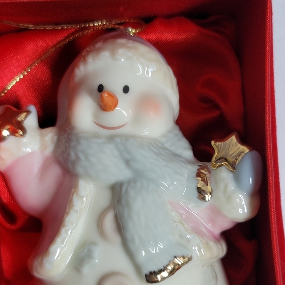 Baum Bros Formalities Snowman bell ornament - Picture 16 of 16